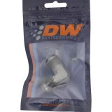 DeatschWerks 8AN Male Flare To 8AN Male Flare 90-Degree Coupler Fitting thumbnail 4