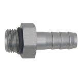 DeatschWerks 6AN ORB Male To 3/8in. Male Triple Barb Fitting (Incl. O-Ring) thumbnail 1