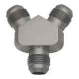 DeatschWerks 10AN Male Flare + 10AN Male Flare To 10AN Male Flare Y-Block Fitting thumbnail 1