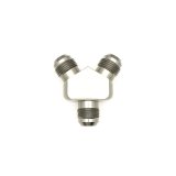 DeatschWerks 10AN Male Flare + 10AN Male Flare To 10AN Male Flare Y-Block Fitting thumbnail 2
