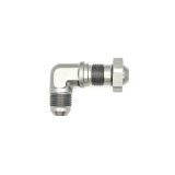 DeatschWerks 8AN Male Flare To 8AN Male Flare Bulkhead Adapter 90-Degree (Incl. Nut) thumbnail 3
