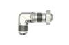 DeatschWerks 8AN Male Flare To 8AN Male Flare Bulkhead Adapter 90-Degree (Incl. Nut) thumbnail 8