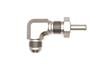 DeatschWerks 8AN Male Flare To 5/16in. Male Barb Bulkhead Adapter 90-Degree (Incl. Nut) thumbnail 7
