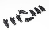 DeatschWerks Universal 550cc Low Impedance 11mm Upper Injector - Set of 8 thumbnail 2