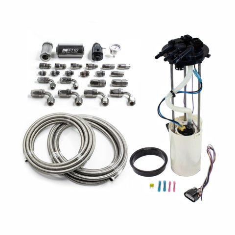 DeatschWerks 1999-2004 GM Truck DW400 Pump Module w/CPE fuel lines thumbnail 2