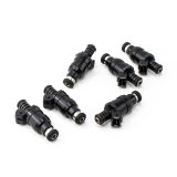 DeatschWerks Fuel Injectors 42M-01-0800-6 Injectors, 800.0cc/min, for Nissan, Set of 6 thumbnail 1