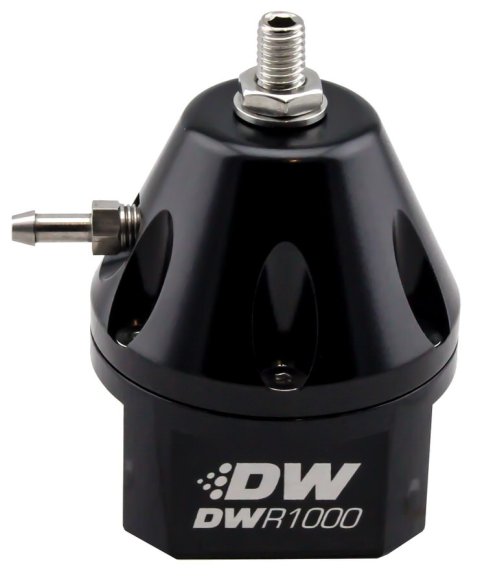 DeatschWerks DWR1000 Adjustable Fuel Pressure Regulator - Black thumbnail 5