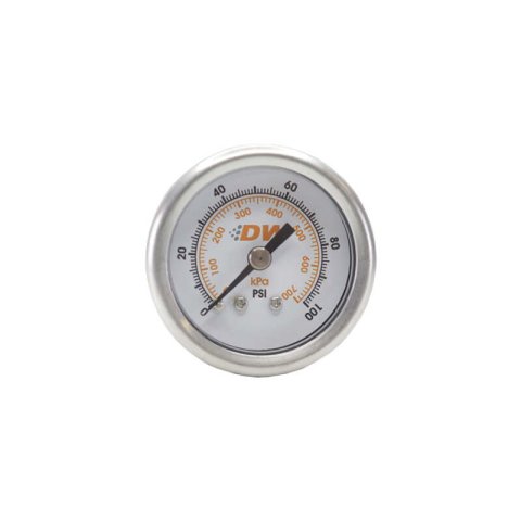 DeatschWerks 0-100 PSI 1/8in NPT Mechanical Fuel Pressure Gauge thumbnail 2