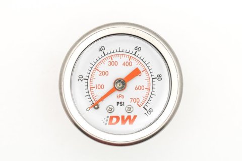 DeatschWerks 0-100 PSI 1/8in NPT Mechanical Fuel Pressure Gauge thumbnail 3