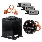 DeatschWerks 5.5L Modular Surge Tank Includes 3 DW200 Fuel Pumps thumbnail 2