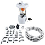 DeatschWerks 06-11 Honda Civic Si K20 DW400 Pump Module & Return Kit w/CPE Fuel Lines thumbnail 1