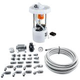 DeatschWerks 06-11 Honda Civic Si K20 DW400 Pump Module & Return Kit w/CPE Fuel Lines thumbnail 2