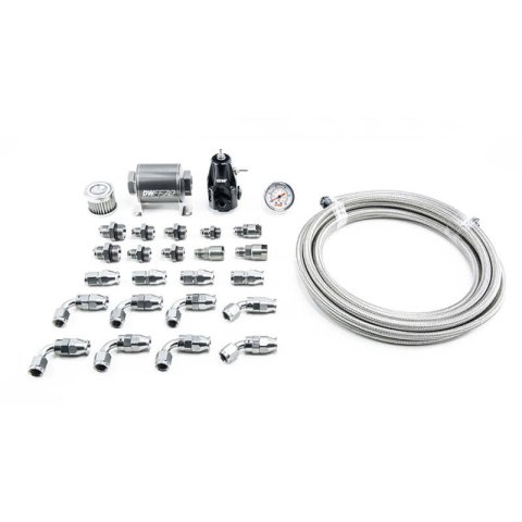 DeatschWerks 01-15 Honda Civic DW400 Pump Module Return Plumbing Kit w/PTFE Fuel Lines thumbnail 1
