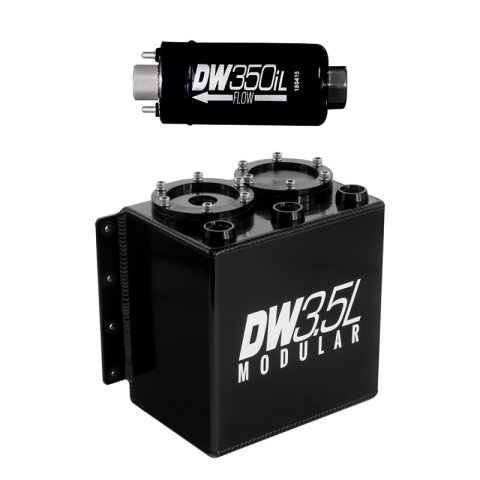 DeatschWerks 3.5L Modular Surge Tank (Incl. 1 DW350iL In-Line Fuel Pump) thumbnail 1