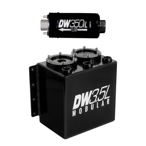 DeatschWerks 3.5L Modular Surge Tank (Incl. 1 DW350iL In-Line Fuel Pump) thumbnail 2