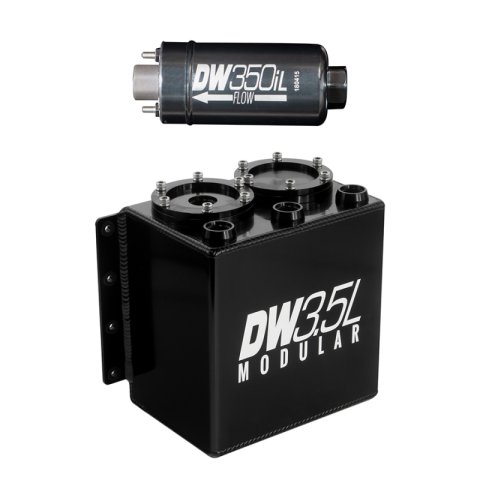 DeatschWerks 3.5L Modular Surge Tank (Incl. 1 DW350iL In-Line Fuel Pump) thumbnail 3