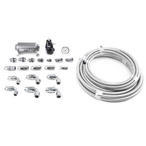 DeatschWerks 05-19 Yukon/Tahoe/Suburban DW400 Pump Module Return Plumbing Kit SS PTFE thumbnail 1