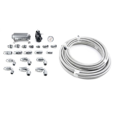 DeatschWerks 05-19 Yukon/Tahoe/Suburban DW400 Pump Module Return Plumbing Kit SS PTFE thumbnail 2