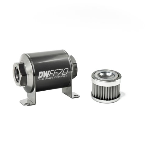 DeatschWerks Universal Spin-On Filter Kit 5 Micron E85 compatible thumbnail 1