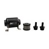 DeatschWerks Stainless Steel 3/8in 100 Micron Universal Inline Fuel Filter Housing Kit (70mm) thumbnail 3