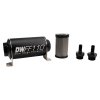 DeatschWerks Stainless Steel 3/8in 5 Micron Universal Inline Fuel Filter Housing Kit (110mm) thumbnail 3