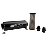 DeatschWerks Stainless Steel 8AN 100 Micron Universal Inline Fuel Filter Housing Kit (160mm) thumbnail 4