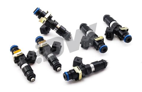 DeatschWerks 93-98 Toyota Supra TT (14mm O-Ring for Top Feed) Bosch EV14 1200cc Injectors (Set of 6) thumbnail 2