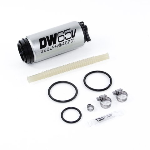 DeatschWerks DW65v Series 265 LPH Compact In-Tank Fuel Pump w/ VW/Audi 1.8T / 3.2 VR6 AWD Set Up Kit thumbnail 1