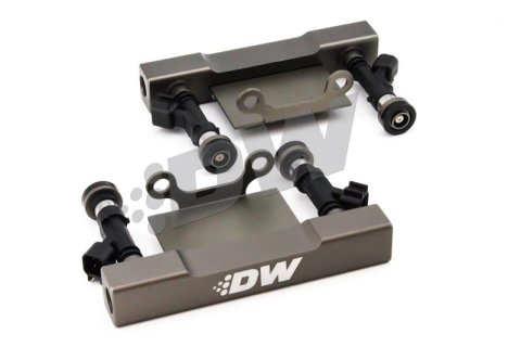 DeatschWerks 02+ Subaru WRX / 07+ STI/LGT Top Feed Fuel Rail Upgrade Kit w/ 1500cc Injectors thumbnail 5