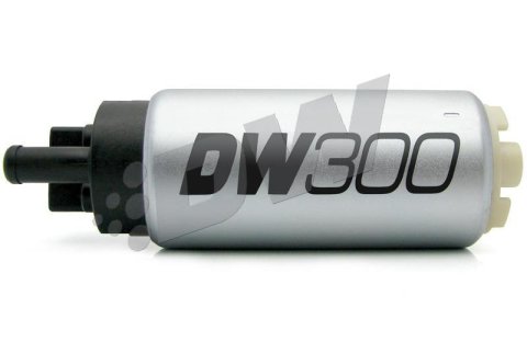 DeatschWerks 340lph DW300C Compact Fuel Pump w/ Universal Install Kit (w/o Mounting Clips) thumbnail 1
