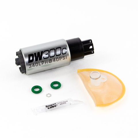 DeatschWerks 340lph DW300C Compact Fuel Pump w/ 06-11 Civic Set Up Kit (w/o Mounting Clips) thumbnail 6