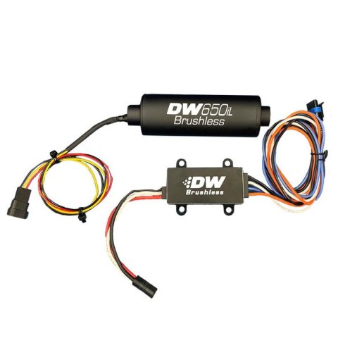 DeatschWerks DW650iL Series 650LPH In-Line External Fuel Pump w/ PWM Controller thumbnail 3
