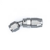 DeatschWerks 6AN Female Swivel 30-Degree Hose End CPE - Anodized Titanium thumbnail 1