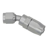 DeatschWerks 6AN Female Swivel 30-Degree Hose End CPE - Anodized Titanium thumbnail 2