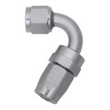 DeatschWerks 8AN Female Swivel 120-Degree Hose End CPE - Anodized Titanium thumbnail 1