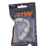 DeatschWerks 8AN Female Swivel 120-Degree Hose End CPE - Anodized Titanium thumbnail 3