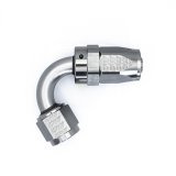 DeatschWerks 8AN Female Swivel 120-Degree Hose End CPE - Anodized Titanium thumbnail 5