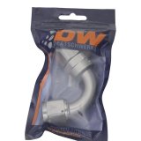 DeatschWerks 10AN Female Swivel 120-Degree Hose End CPE - Anodized Titanium thumbnail 3
