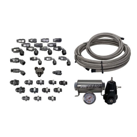 DeatschWerks 08+ Subaru WRX/STI X2 Series Pump Module -8AN Feed w/ -6AN Return PTFE Plumbing Kit thumbnail 1