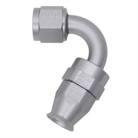DeatschWerks 8AN Female Flare Swivel 120-degree Hose End - PTFE