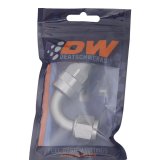 DeatschWerks 8AN Female Flare Swivel 120-degree Hose End - PTFE thumbnail 2