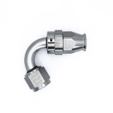 DeatschWerks 8AN Female Flare Swivel 120-degree Hose End - PTFE thumbnail 4