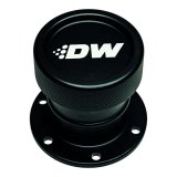 DeatschWerks Straight Filler Neck w/Cap - Matte Black thumbnail 2