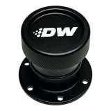 DeatschWerks Straight Filler Neck w/Cap - Matte Black thumbnail 4