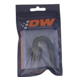 DeatschWerks 8AN ORB Male to 3/8in Male EFI Quick Connect Adapter 180-Degree - Anodized Matte Black thumbnail 4