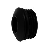 DeatschWerks 10AN ORB Male Plug Low Profile Internal Allen/Hex (Incl O-Ring) - Anodized Matte Black thumbnail 3