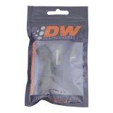DeatschWerks 6AN Female Swivel 45-Degree Hose End PTFE (Incl 1 Olive Insert) - Anodized Matte Black thumbnail 5