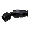 DeatschWerks 8AN Female Swivel 45-Degree Hose End PTFE (Incl 1 Olive Insert) - Anodized Matte Black thumbnail 7