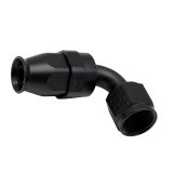 DeatschWerks 8AN Female Swivel 90-Degree Hose End PTFE (Incl 1 Olive Insert) - Anodized Matte Black thumbnail 1