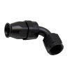 DeatschWerks 8AN Female Swivel 90-Degree Hose End PTFE (Incl 1 Olive Insert) - Anodized Matte Black thumbnail 7
